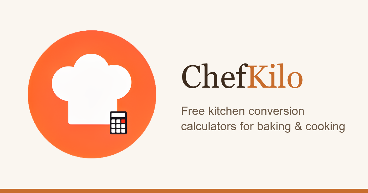 Brine Calculator – Salt to Water Ratio | ChefKilo